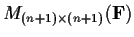 % latex2html id marker 694
$M_{(n+1)\times (n+1)}(\mbox{\bf {F}})$